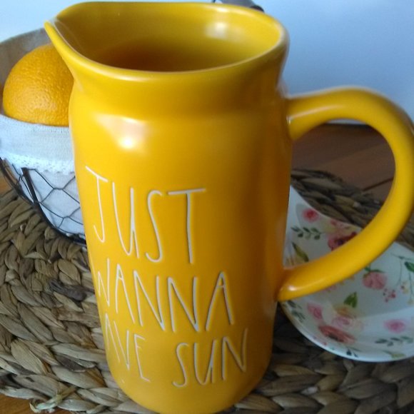 Rae Dunn Other - BNIB RAE DUNN Just Wanna Have Sun Pitcher